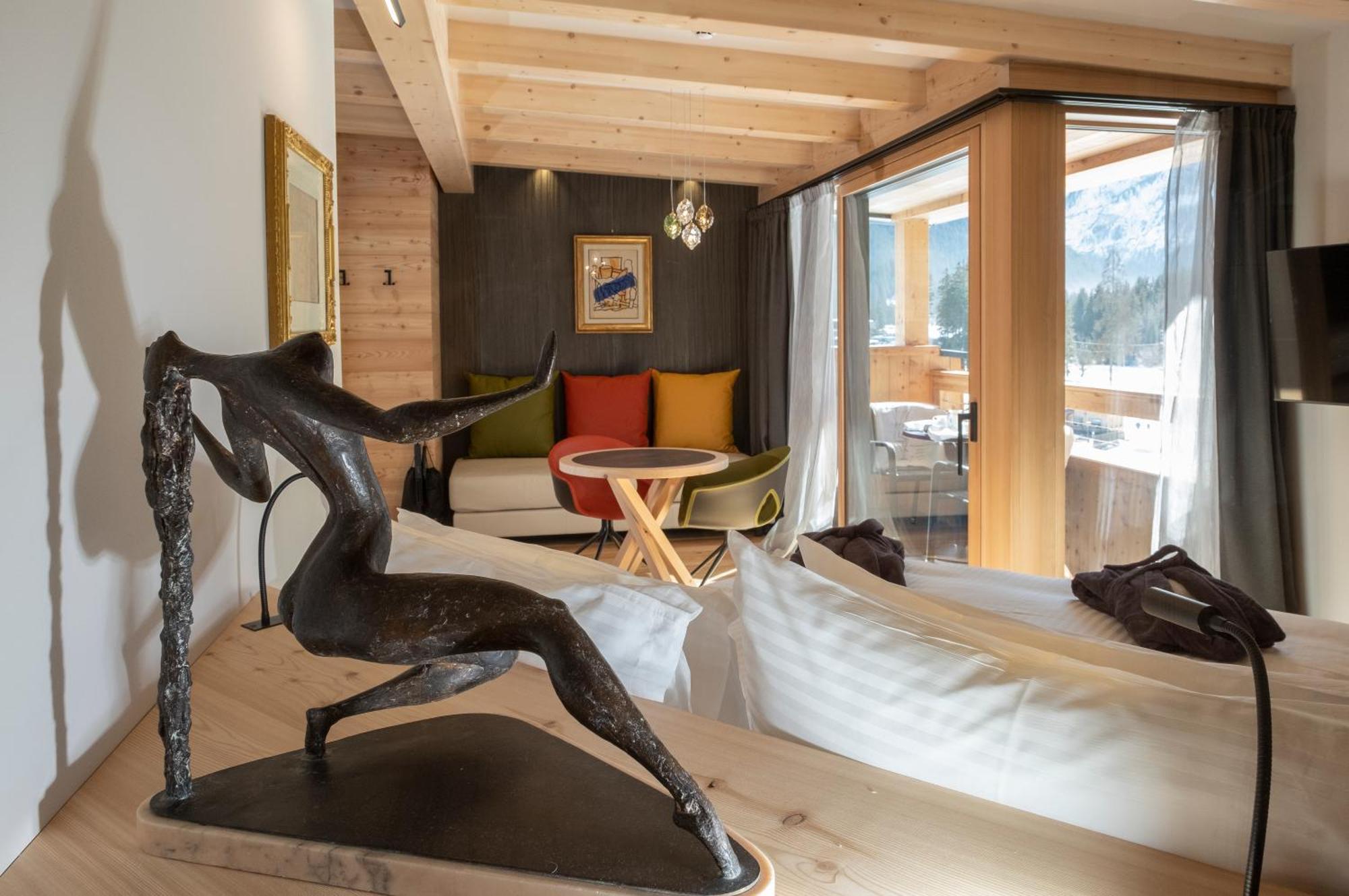 Locanda Degli Artisti Art Hotel Canazei Eksteriør bilde